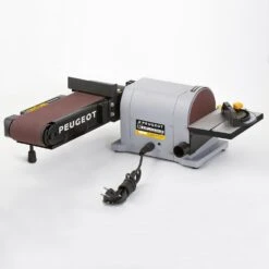 PEUGEOT - EnergySand-150 Combiné Ponceur 450W 2850 Tr/min ø150 Mm 915x100 Mm -Magasin D'Outils Pour La Maison De Qualité 132342 4 dt 16