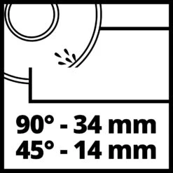 EINHELL - TC-TC 800 Coupe-carrelage 800 W - 2950 Tr/min. - Hauteur De Coupe 90°/45° : 34 Mm/14 Mm -Magasin D'Outils Pour La Maison De Qualité 71J2POe2nL. AC SL1500