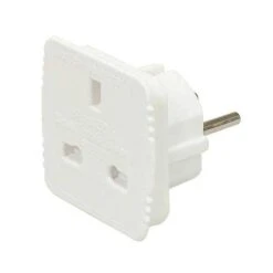 SILVERLINE - Adaptateur Prise électrique UK - UE - 230 V