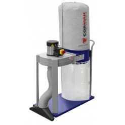 CORMAK - FM230 L1 - Aspirateur à Copeaux Avec Sac Filtre En Feutre - Débit 1150 M3/h - 90 Litres