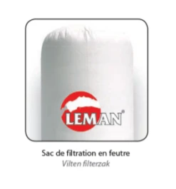 LEMAN - ASP152 Triphasé Aspirateur à Copeaux 150L 1500W - 2CV 2950 T/min 1344 M³/h -Magasin D'Outils Pour La Maison De Qualité Capture 54