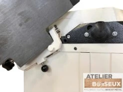 JET - RDJ-310 - Dégauchisseuse-Raboteuse 310 Mm - 400V- Fabrication Europeéenne -Magasin D'Outils Pour La Maison De Qualité Charniere de table en position relevee