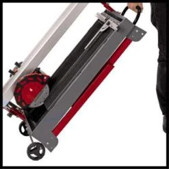 EINHELL - TE-TC 620 U - Coupe Carrelage Radial - Longueur / Hauteur De Coupe 62 Mm - 30 Mm - 900 W -Magasin D'Outils Pour La Maison De Qualité Coupe carreaux radial avec roulettes