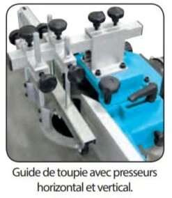 LEMAN - TOU030 Toupie En Arbre De ø30mm Avec Chariot - 230V - 50HZ / 2800W - 3,8CV -Magasin D'Outils Pour La Maison De Qualité En promo Leman Toupie TOU030 2800 W 3 8 CV TOU030 TOU030