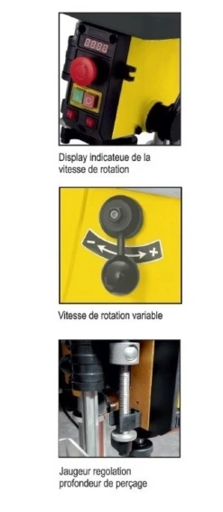 FEMI - DIGIMAX 16B-PRO - Perceuse à Colonne D'établi 16 Mm 230 V 500 W -Magasin D'Outils Pour La Maison De Qualité FEMI DIGIMAX 16B PRO Perceuse a colonne d etabli 5