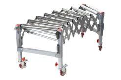 HOLZMANN - RB9A - Convoyeur à Rouleaux Extensible 500 à 1400 Mm - Largeur 500 Mm - Charge 130 Kg
