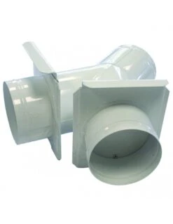 HOLZPROFI - Culotte à 2 Départs Entrée ø120 Mm Sortie ø120/120 Mm