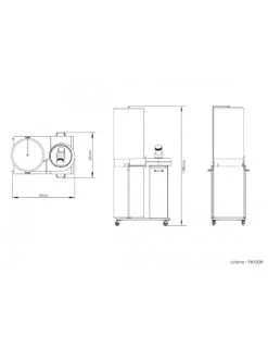 HOLZPROFI MAKER - FM300M - Aspirateur à Copeaux 160 Litres - 1500 W / 2500 M3/h -Magasin D'Outils Pour La Maison De Qualité HOLZPROFI MAKER FM300M Aspirateur a copeaux metal 4