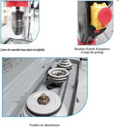 LEMAN - PRC016 Perceuse Radiale à Colonne 16mm - 230V - 50Hz / 550W - 0.7CV -Magasin D'Outils Pour La Maison De Qualité LEMAN PERCEUSE A COLONNE PRC023 1 1415715023