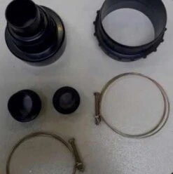 LEMAN - LOASP050 - Aspirateur Tonneau à Copeaux - 1200 W - 50 Litres - 183 M3/heure -Magasin D'Outils Pour La Maison De Qualité LOASP050 Aspirateur avec buses de raccordement