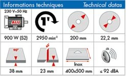 MEJIX - CCE 200 - Coupe Carrelage électrique D'établi - Hauteur De Coupe 38 Mm - 900 W -Magasin D'Outils Pour La Maison De Qualité MEJIX CCE 200 Coupe Carrelage electrique d etabli Hauteu 3