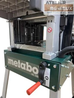 METABO - HC 260 C - 2,2 WNB Raboteuse 230V - 2200W Hauteur/largeur De Passage 160 / 260 Mm + Jeu De Lames OFFERT ! -Magasin D'Outils Pour La Maison De Qualité METABO HC 260 C 2 2 WNB Raboteuse 230V 2200W Haute 9