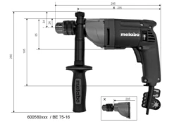 METABO - Perceuse BE 75-16 - 750W -Magasin D'Outils Pour La Maison De Qualité METABO Perceuse BE 75 16 750W 600580000 2