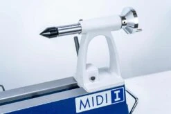 DRECHSELMEISTER - MIDI 1 - Mini Tour à Bois 400 Mm Avec Variateur De Fréquence - 230 V - 735 W -Magasin D'Outils Pour La Maison De Qualité MIDI 1 Tour a Bois poupee mobile en fonte grise Drechsel