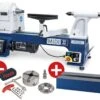DRECHSELMEISTER - MIDI 2 PLUS - Mini Tour à Bois D'établi 400 Mm Avec Convertisseur + Mandrin Nova G3 Et Rallonge De Banc 280 Mm