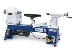 DRECHSELMEISTER - MIDI 2 PLUS - Mini Tour à Bois Massif D'établi 400 Mm Avec Convertisseur De Fréquence