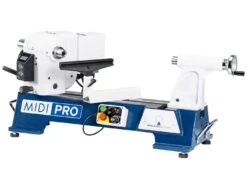 DRECHSELMEISTER - MIDI PRO - Tour à Bois Modulaire 450 Mm Avec Poupée Principale Pivotante Et Mobile - 735 W -Magasin D'Outils Pour La Maison De Qualité MIDI PRO Tour a Bois avec poupee pivotante Drechselmeist