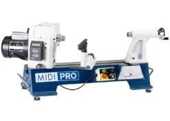 DRECHSELMEISTER - MIDI PRO - Tour à Bois Modulaire 450 Mm Avec Poupée Principale Pivotante Et Mobile - 735 W