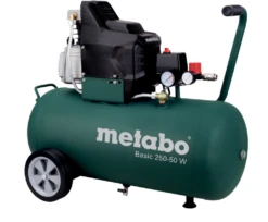 METABO - Basic 250-50 W Compresseur Pneumatique 1500W - 8 Bar - 50L - 95L / Min