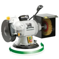 PEUGEOT - ENERGYGRIND-150BP Touret à Meuler Pivotant Meule-brosse 350W -Magasin D'Outils Pour La Maison De Qualité PEUGEOT ENERGYGRIND 150BP Touret a meuler pivotant meule 1
