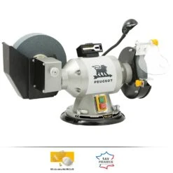 PEUGEOT - ENERGYGRIND-150MEP Touret à Meuler Pivotant Meule/meule Eau 350W -Magasin D'Outils Pour La Maison De Qualité PEUGEOT ENERGYGRIND 150MEP Touret a meuler pivotant m
