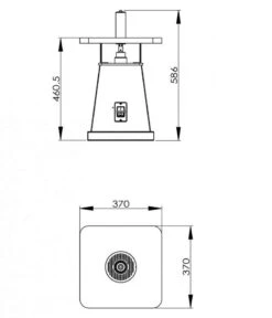 JEAN L'EBENISTE - PAO230 Ponceuse à Arbre Oscillant 230V 370W - Table 370 X 370 Mm 9 JEAN L'EBENISTE - PAO230 Ponceuse à Arbre Oscillant 230V 370W - Table 370 X 370 Mm -Magasin D'Outils Pour La Maison De Qualité Ponceuse Oscillante Jean lebeniste schema technique