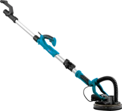 LEMAN - LOPOG226 - Ponceuse Mur Et Plafond 225 Mm Pliable Avec éclairage LED (inclus 6 Disques De Ponçage)