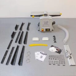 PEUGEOT - ENERGYPLANE-204ASP - Dégauchisseuse-Raboteuse Avec Aspiration Intégrée - 1500W - Largeur 204 Mm -Magasin D'Outils Pour La Maison De Qualité Rabot Degau sur socle avec systeme d aspiration integre