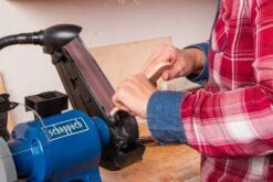 SCHEPPACH - BGS700 Touret Mixte à Bande Et à Disque Ø150 Mm 230V 50Hz 250W -Magasin D'Outils Pour La Maison De Qualité SCHEPPACH BGS700 Touret mixte a bande et a disque o150 m