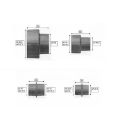 SCHEPPACH - Jeu De 4 Buses D'aspiration -Magasin D'Outils Pour La Maison De Qualité SCHEPPACH Jeu de 4 buses d aspiration 75200703 3