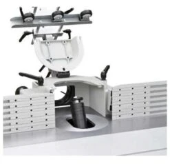 HOLZPROFI MAKER - TO1000M-MONO - Toupie Avec Chariot Ras De Lame 1000 X 240 - 2800 W - 230V -Magasin D'Outils Pour La Maison De Qualité TO1000M Toupie haut de gamme avec arbre inclinable