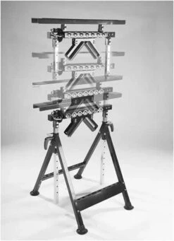 BATAVIA - Tréteau Multifonctions 4 En 1 - Charge Maximale 200 Kg -Magasin D'Outils Pour La Maison De Qualité Table de travail multifonctions hauteur reglable