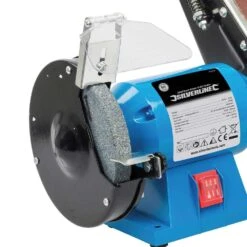 SILVERLINE - Touret à Meuler Et Ponceuse à Bande Combinés - 240 W -Magasin D'Outils Pour La Maison De Qualité Touret a Meuler dimensions 150 x 20 mm min