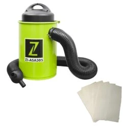 ZIPPER - ZI-ASA305 - Aspirateur Tonneau 50 Litres + Raccord D'aspiration Petits Diamètres - 1100 W -Magasin D'Outils Pour La Maison De Qualité ZI ASA305 et sacs de recuperation