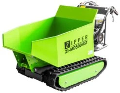 ZIPPER - ZI-MD500HST - Mini-Dumper Thermique à Chenilles Avec Lame - Moteur 6800 W - 3 Vitesses -Magasin D'Outils Pour La Maison De Qualité ZIMD500HST MiniDumper Thermique Zipper avec lame neige