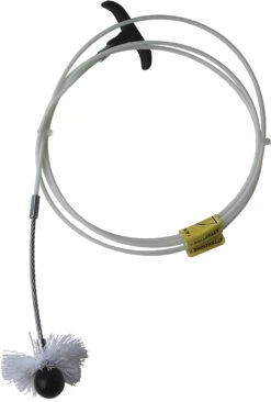 LEMAN - Kit De Ramonage Spécial Poêle à Granulés Diamètre 80/100 Mm + Acier Flexible Et Boule