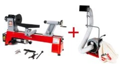 HOLZMANN - Pack Tour à Bois 460 Mm D460FXL Et Aspirateur Pour Tour à Bois ABS850DBK