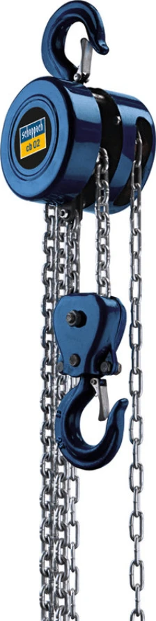 SCHEPPACH – CB02 Palan à Chaîne (traité Anti-corrosion) 2000kg