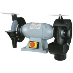 PROMAC - 324F- Touret à Affûter 230V - Puissance 450 W - Diamètre De Meule - Brosse 200mm